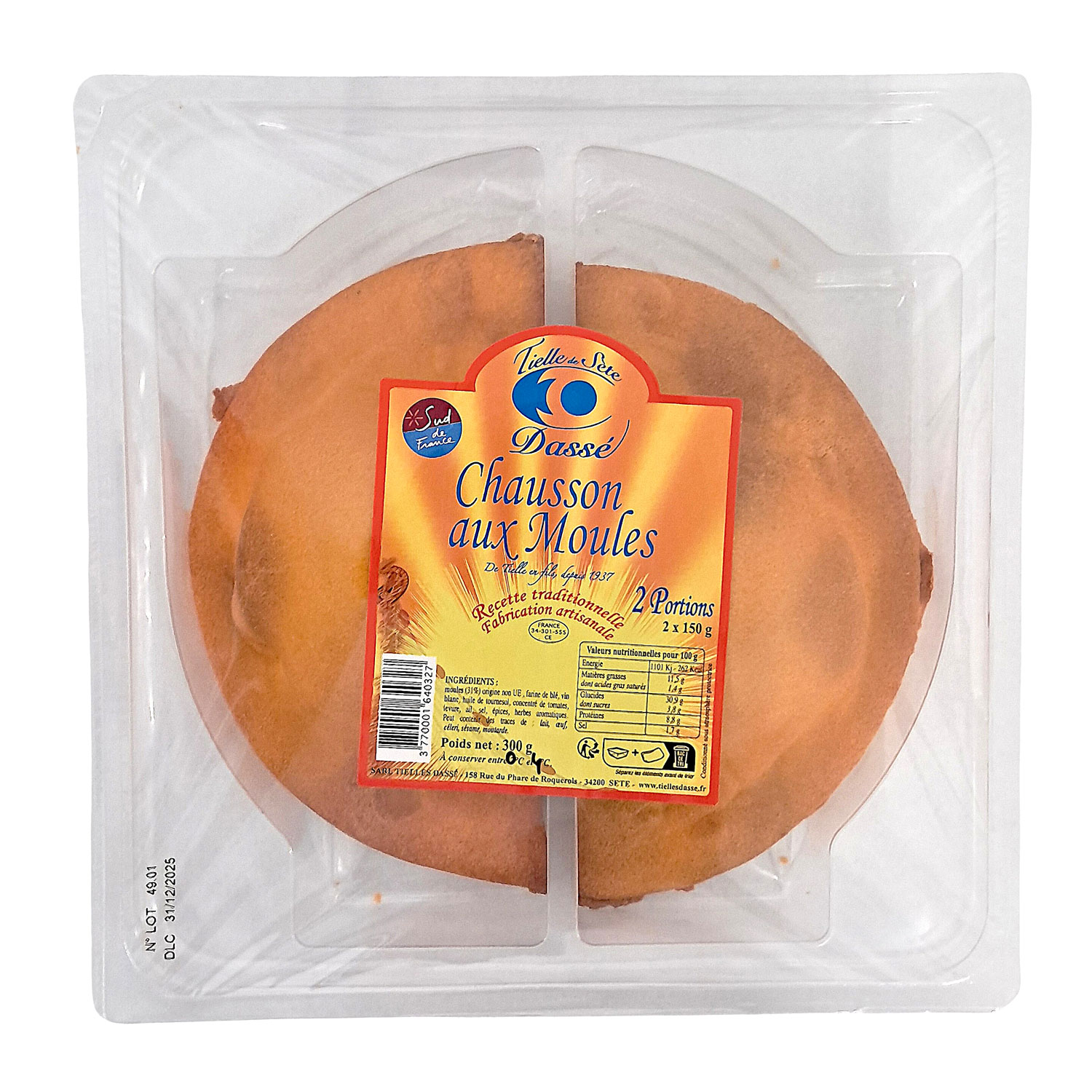 Chausson au moules 2 x 150g
