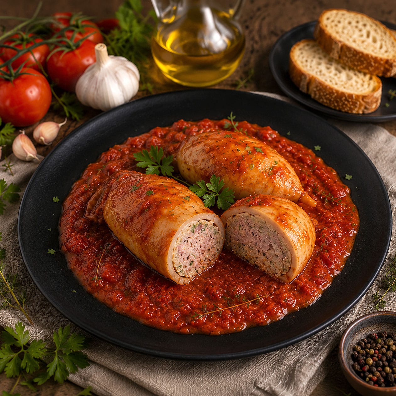 Encornets farcis à la Sétoise 2kg