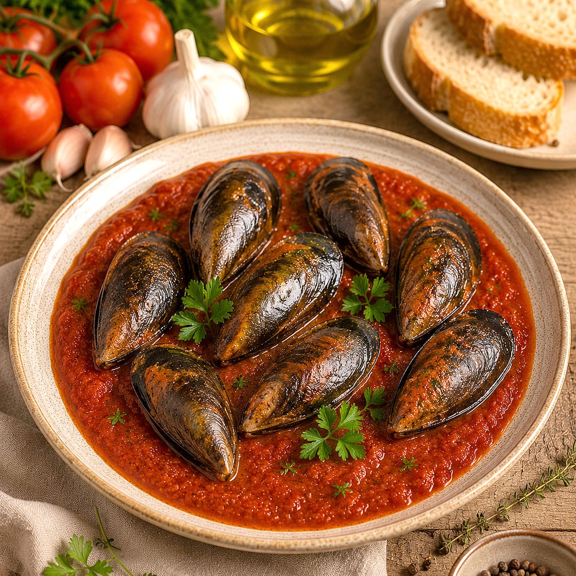 Moules farcies à la Sétoise 2,5kg