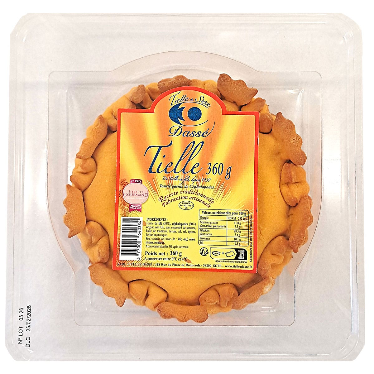 Tielle 360g (Frais)